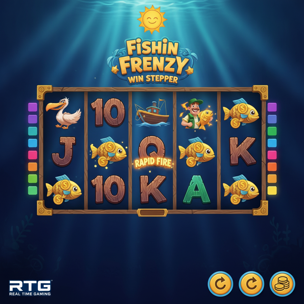Fishin' Frenzy Win Stepper Rapid Fire